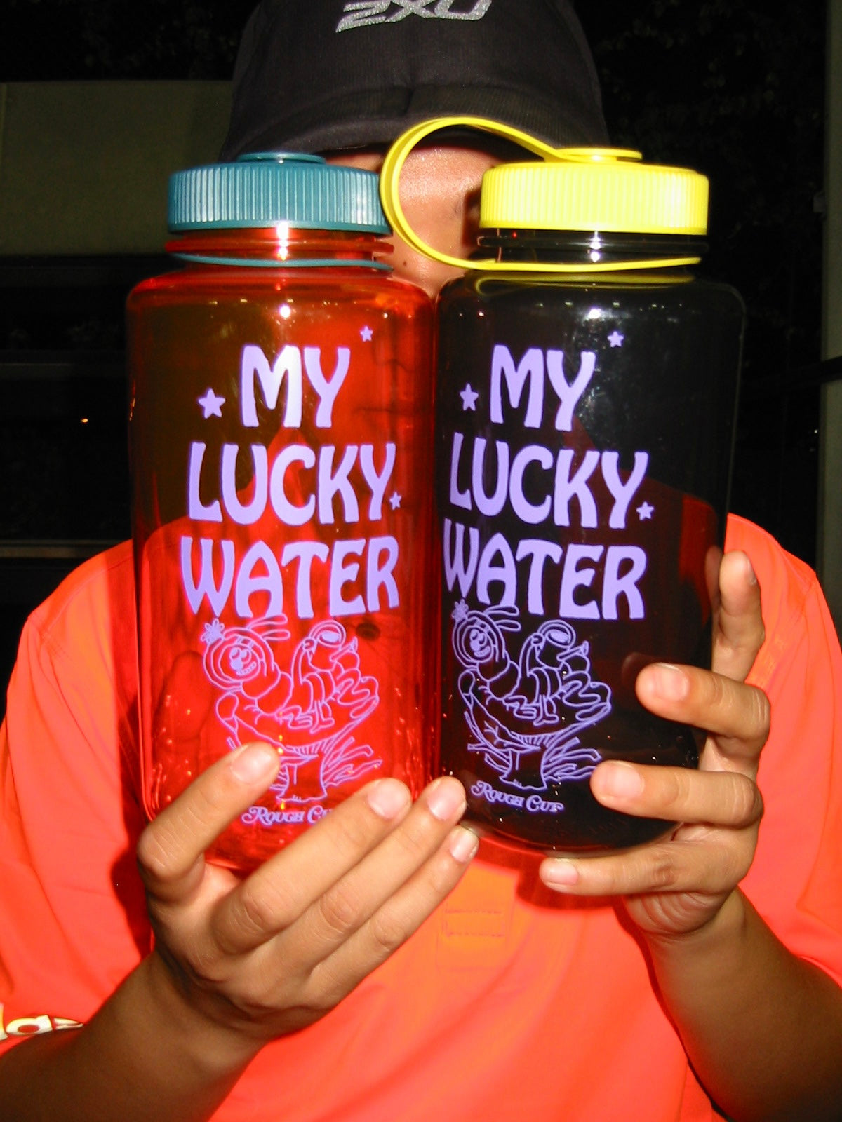 Lucky Water Bottle (Jelly Black)