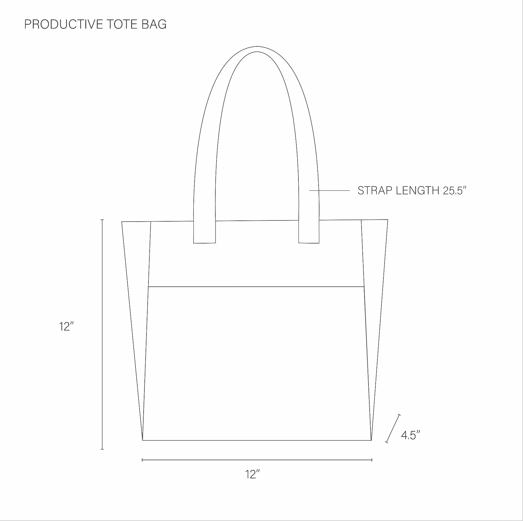 Productive Tote Bag® / Tomato