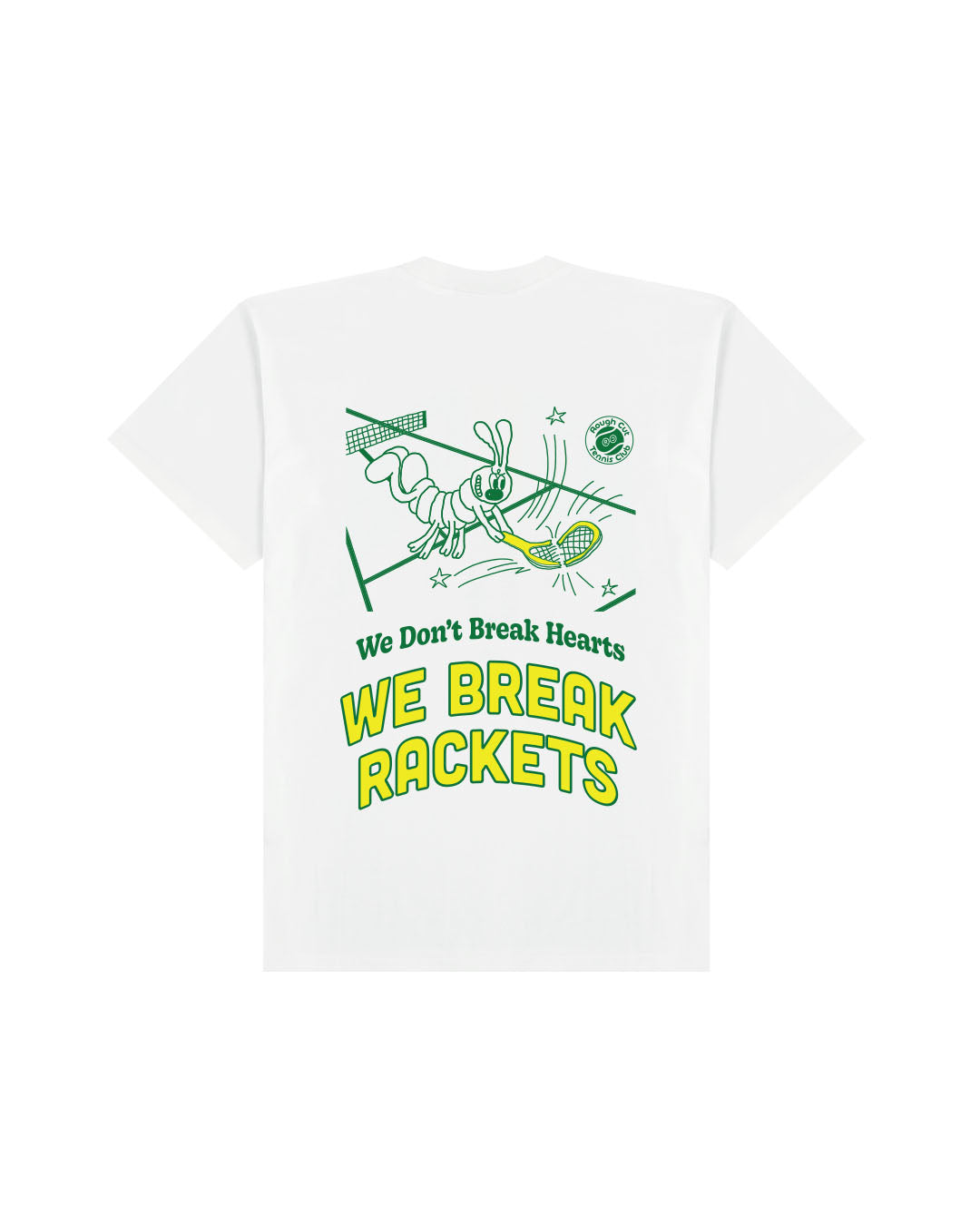 We Break Rackets T-Shirt (Free Size)