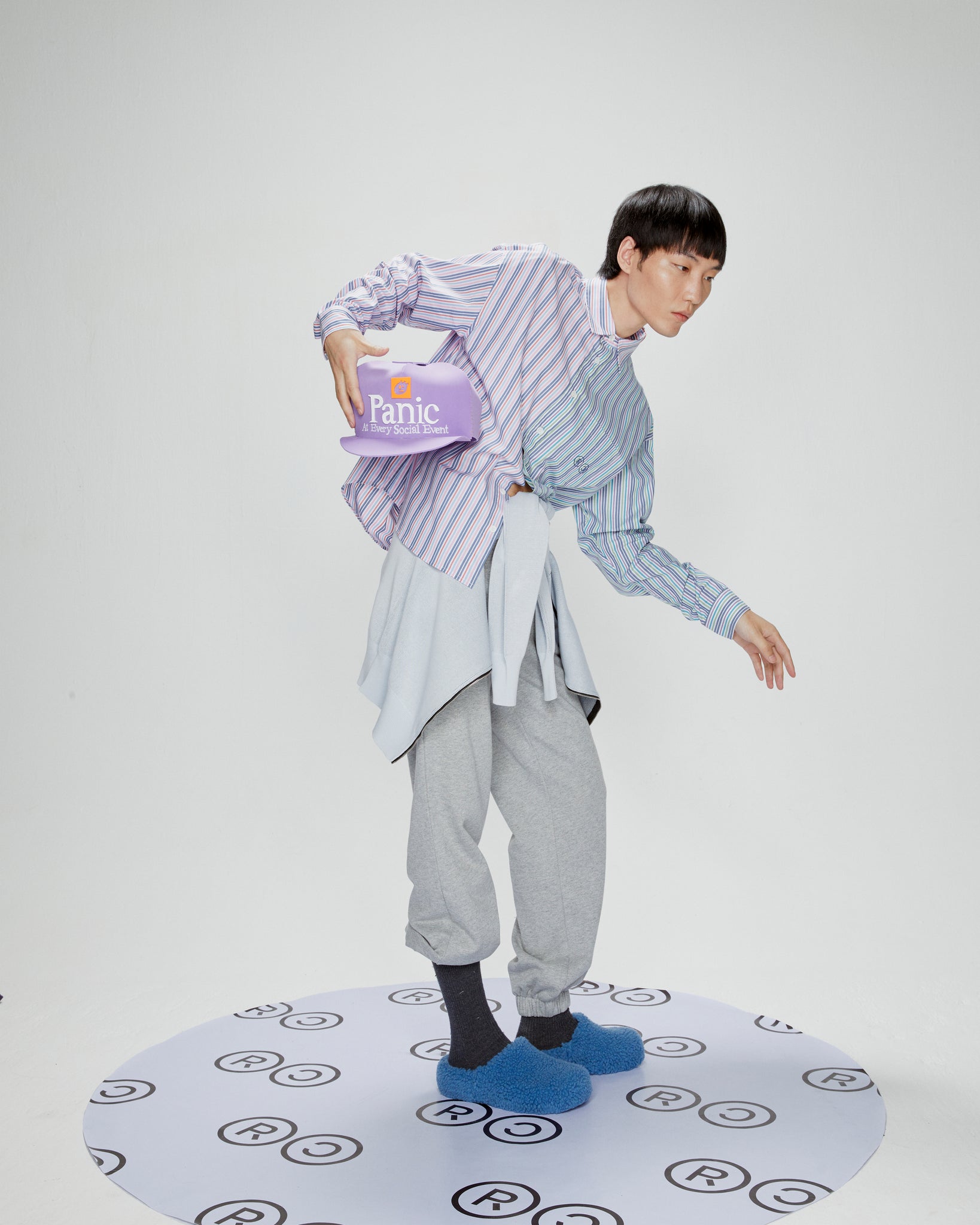 Half cut Oversized Shirt / Central Park