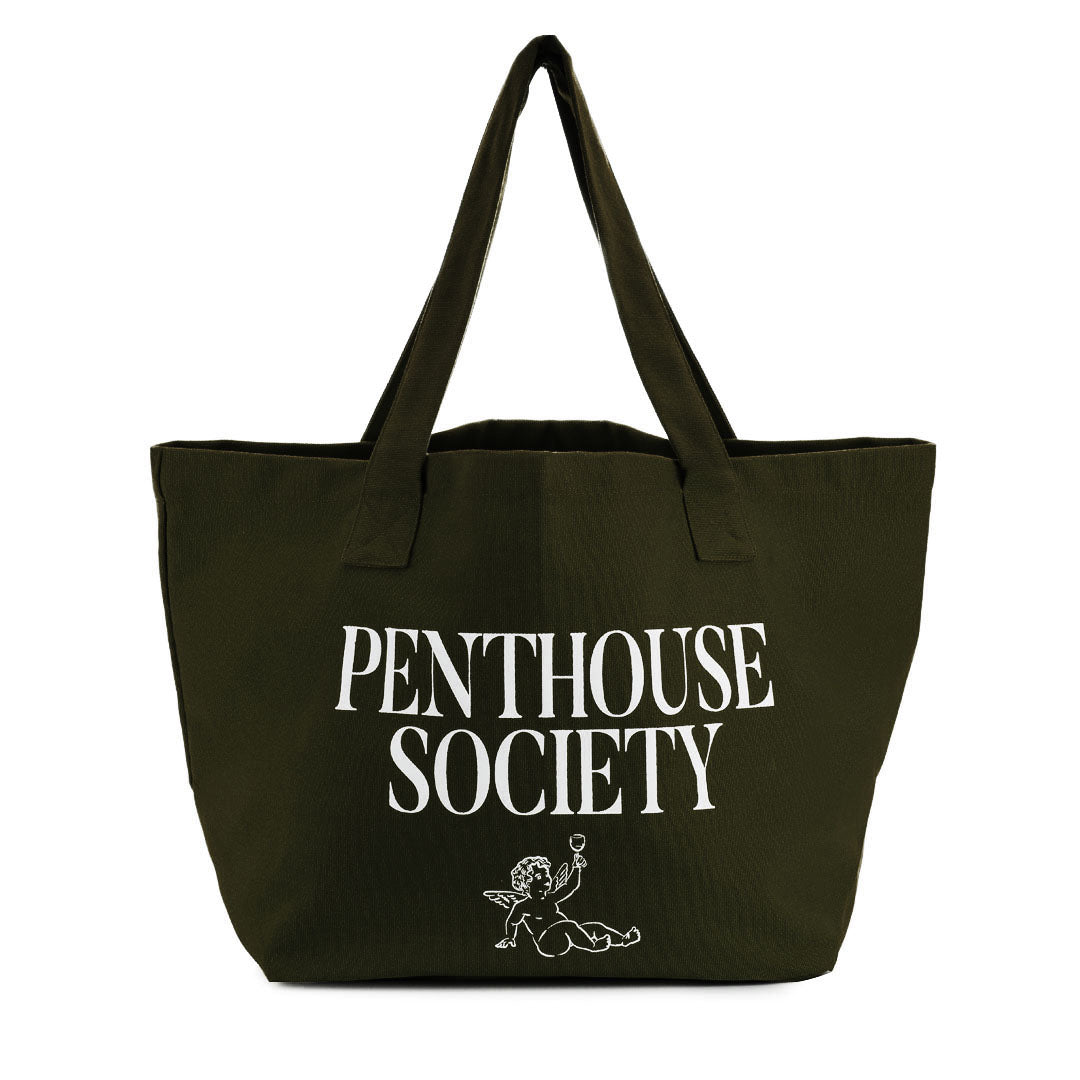 Penthouse Tote Bag / Dark Olive